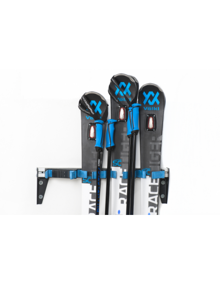 Suport Schiuri de Perete cu Prinderi Individuale QBL Wall CliQ Holder