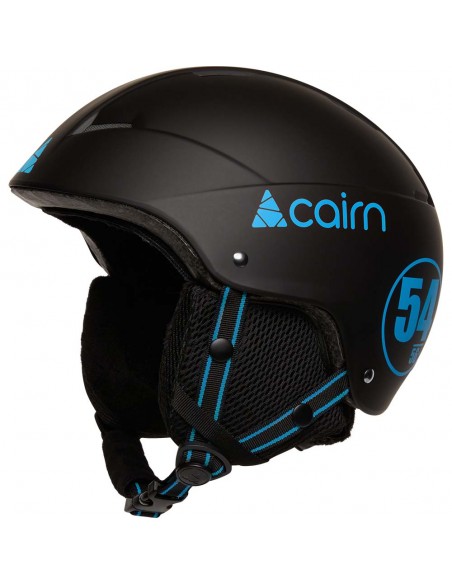 Casca CAIRN Loc-Active Junior - Mat Black Turquoise - 54/56 cm