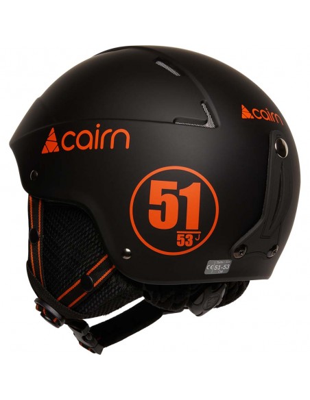 Casca CAIRN Loc-Active Junior - Mat Black Orange - 51/53 cm